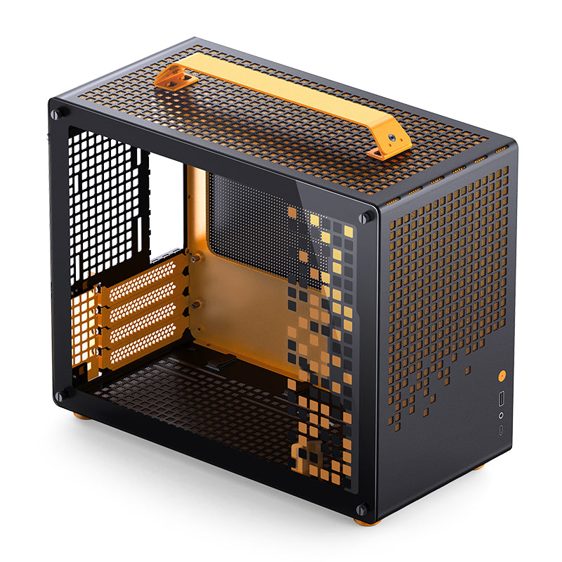 JONSPLUS (JONSBO) Z20 Orange/Black Orange Black Micro-ATX Case