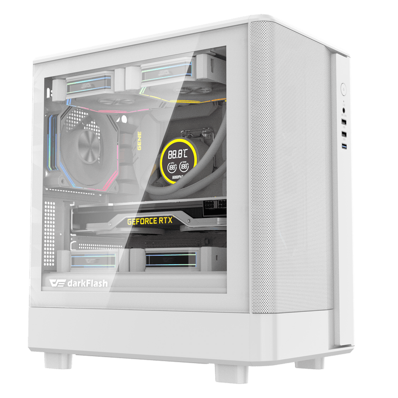 darkFlash DB330M MESH White 白色 MATX Case (CA-DB33MMW)