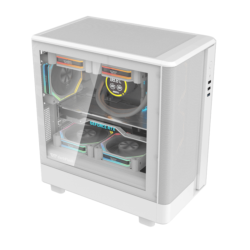 darkFlash DB330M MESH White 白色 MATX Case (CA-DB33MMW)