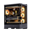 JONSBO D400 Black 黑色 無立柱曲面全景玻璃 ATX Case