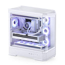 JONSBO D400 White 白色 無立柱曲面全景玻璃 ATX Case