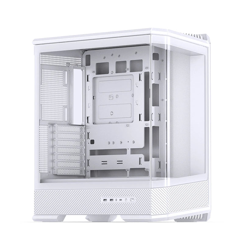 JONSBO D400 White 白色 無立柱曲面全景玻璃 ATX Case