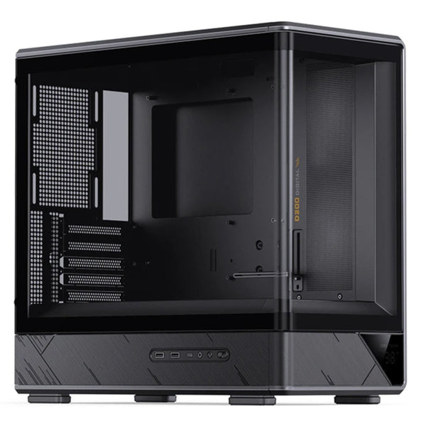 JONSBO D200 Black 黑色 數碼屏幕玻璃 MATX Case