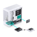 JONSBO D200 White 白色 數碼屏幕玻璃 MATX Case