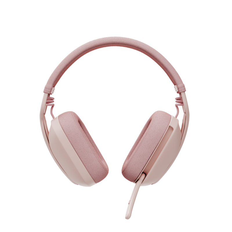 Logitech Zone Vibe 100 無線耳機麥克風 - Rose Pink 玫瑰粉色 981-001225 原裝行貨
