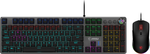MSI FORGE GK310 COMBO Red Switches 紅軸 電競鍵盤滑鼠組合 (KB-MGK310C)