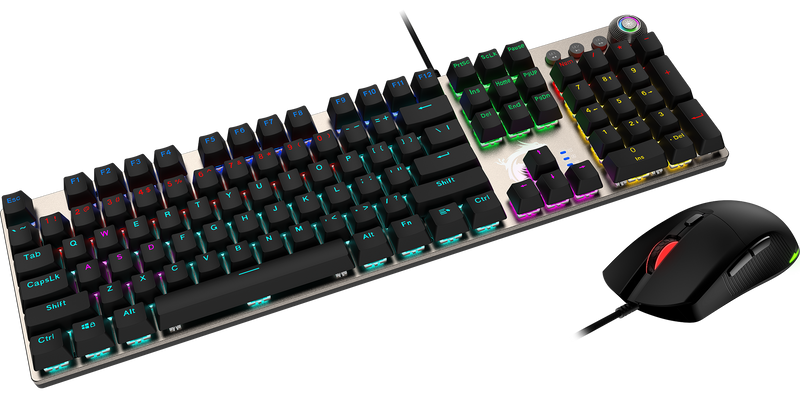 MSI FORGE GK310 COMBO Red Switches Red Switch Gaming Keyboard and Mouse Combo 
