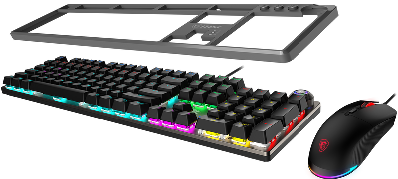 MSI FORGE GK310 COMBO Red Switches Red Switch Gaming Keyboard and Mouse Combo 