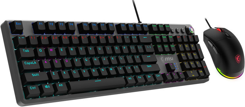 MSI FORGE GK310 COMBO Red Switches Red Switch Gaming Keyboard and Mouse Combo 