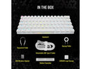 Corsair K70 PRO MINI Wireless 60% Mechanical CHERRY MX Speed Switch Keyboard with RGB Backlighting - White CH-9189114-NA