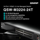 QNAP QSW-M3224-24T 24-Port 10GbE Network Switch