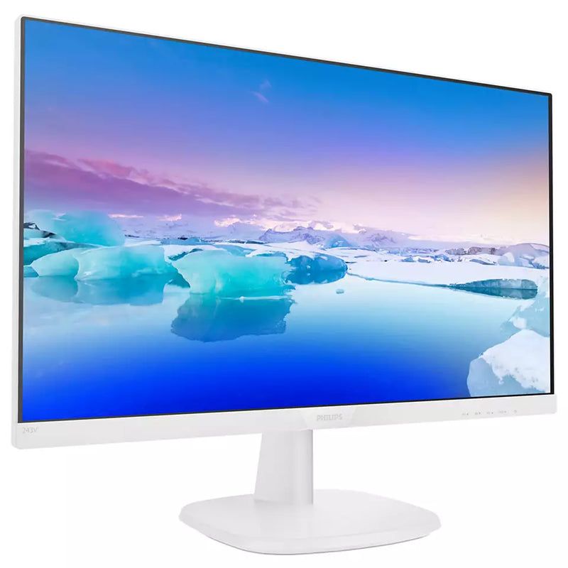 Philips 23.8" 243V7QDAW FHD IPS (16:9) 顯示器(白色)