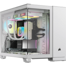 CORSAIR iCUE LINK 2500X Mid-Tower Dual Chamber White 白色無立柱全景 Mid-Tower PC Case CC-9011268-WW