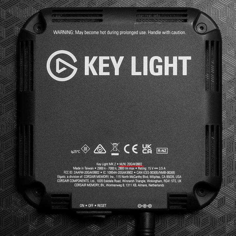 [最新產品] Elgato Key Light MK.2 - Supports 5GHz Wifi (CO-EL-KEY LIGHT MK.2)