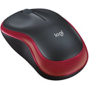 Logitech M185 無線滑鼠 - Red 紅色 910-002501 原裝行貨