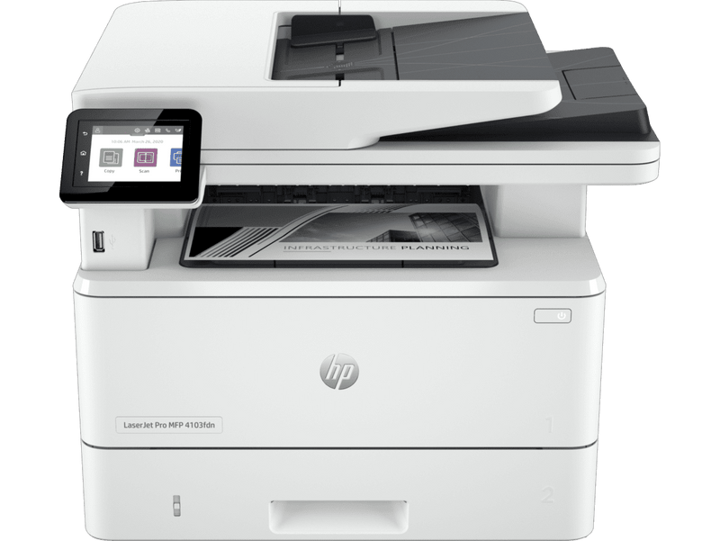 HP LaserJet Pro MFP 4103fdn Printer -2Z628A