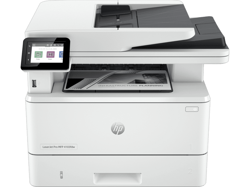 HP LaserJet Pro MFP 4103fdw Printer -2Z629A