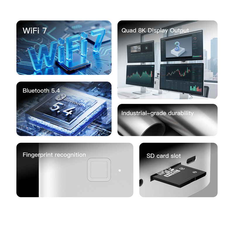 BEELINK BL/GTR9 Pro (128G+2T SYSTEM) Mini PC (AMD Ryzen AI Max+ 395 / 128GB LPDDR5X-8000 / 2TB SSD / Windows 11 Pro) CS-BG9P39A