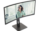 AOC 34" CU34P3CV 100Hz WQHD 3440 x 1440 VA (21:9) 曲面顯示器