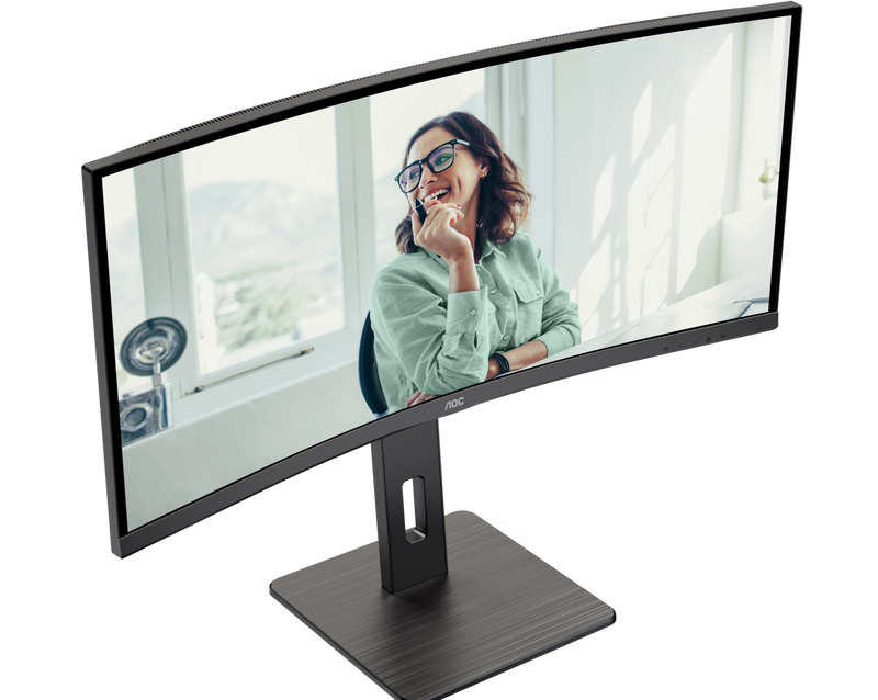 AOC 34" CU34P3CV 100Hz WQHD 3440 x 1440 VA (21:9) 曲面顯示器