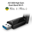 TP-Link Archer T3U Plus AC1300 High Gain Dual Band Wi-Fi USB Adapter 無線網絡USB接收器