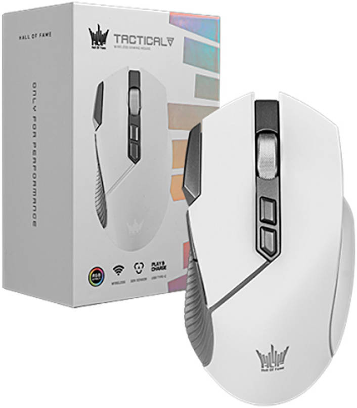 GALAX HOF TACTICAL Wireless Gaming Mouse-White 