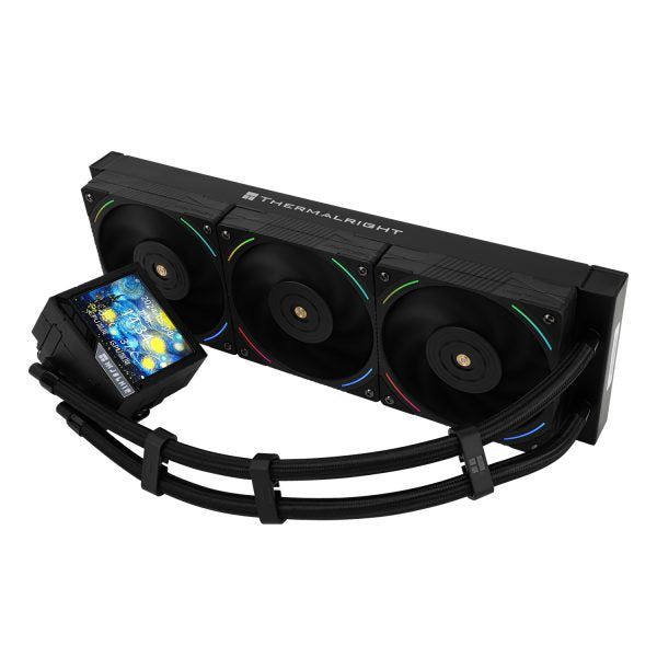Thermalright Mjolnir Vision 360 BLACK Black ARGB w/3.5" IPS Screen 360mm Liquid CPU Cooler