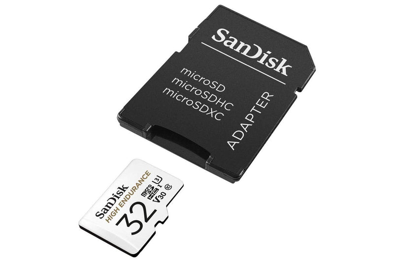 SanDisk 32GB High Endurance microSDHC (V30, UHS-I/U3, CL10,4K, 100MB/s) SDSQQNR-032G-GN6IA 772-4171