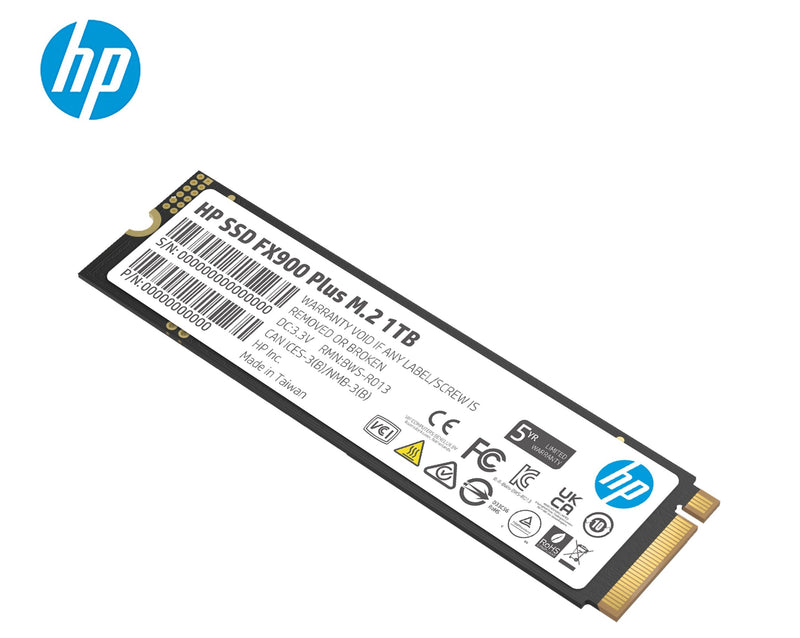 HP 1TB FX900 Plus PCIe Gen4x4 M.2 SSD (HD-HFX901T) 