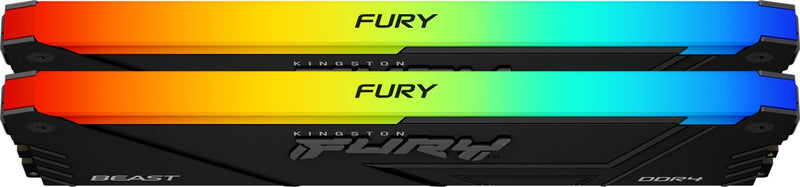 Kingston 64GB Kit (2x32GB) KF436C18BB2AK2/64 Fury Beast RGB DDR4-3600MHz Memory