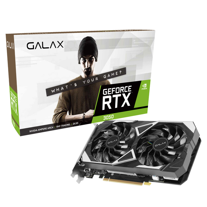 GALAX GeForce RTX 3050 6GB EX GDDR6 (GA-DCN-RTX3050-6G-EX)