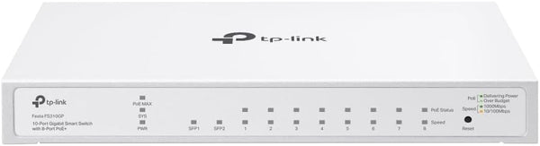 TP-Link Festa FS310GP 10-Port Gigabit Smart Switch with 8-Port PoE+ (TP-NE-FFS310GP)