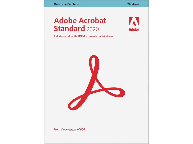 中文繁體版 Adobe Acrobat Standard 2020 for Windows/Mac 盒裝