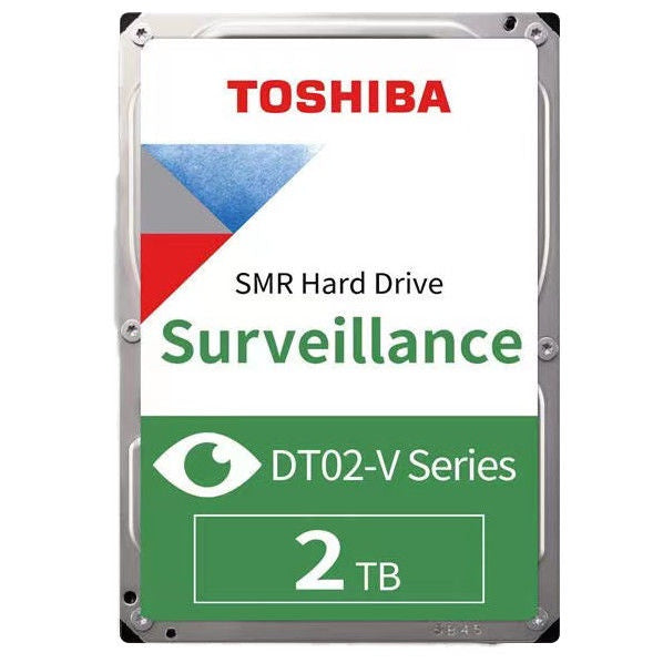Toshiba 2TB DT02ABA200V Surveillance 3.5" SATA 5400rpm 128MB Cache HDD