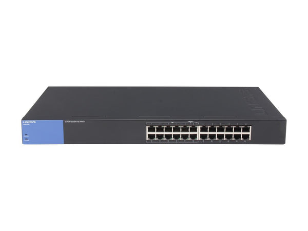 Linksys LGS124P-AP 24-Port Business Unmanaged Gigabit PoE+ Switch (5 year)