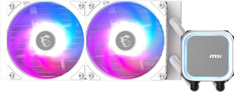 MSI MAG CORELIQUID A13 240 White 白色 ARGB 240mm Liquid CPU Cooler (TH-MA1324W)