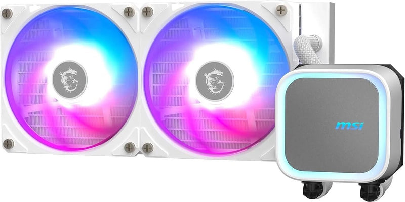 MSI MAG CORELIQUID A13 240 White 白色 ARGB 240mm Liquid CPU Cooler (TH-MA1324W)