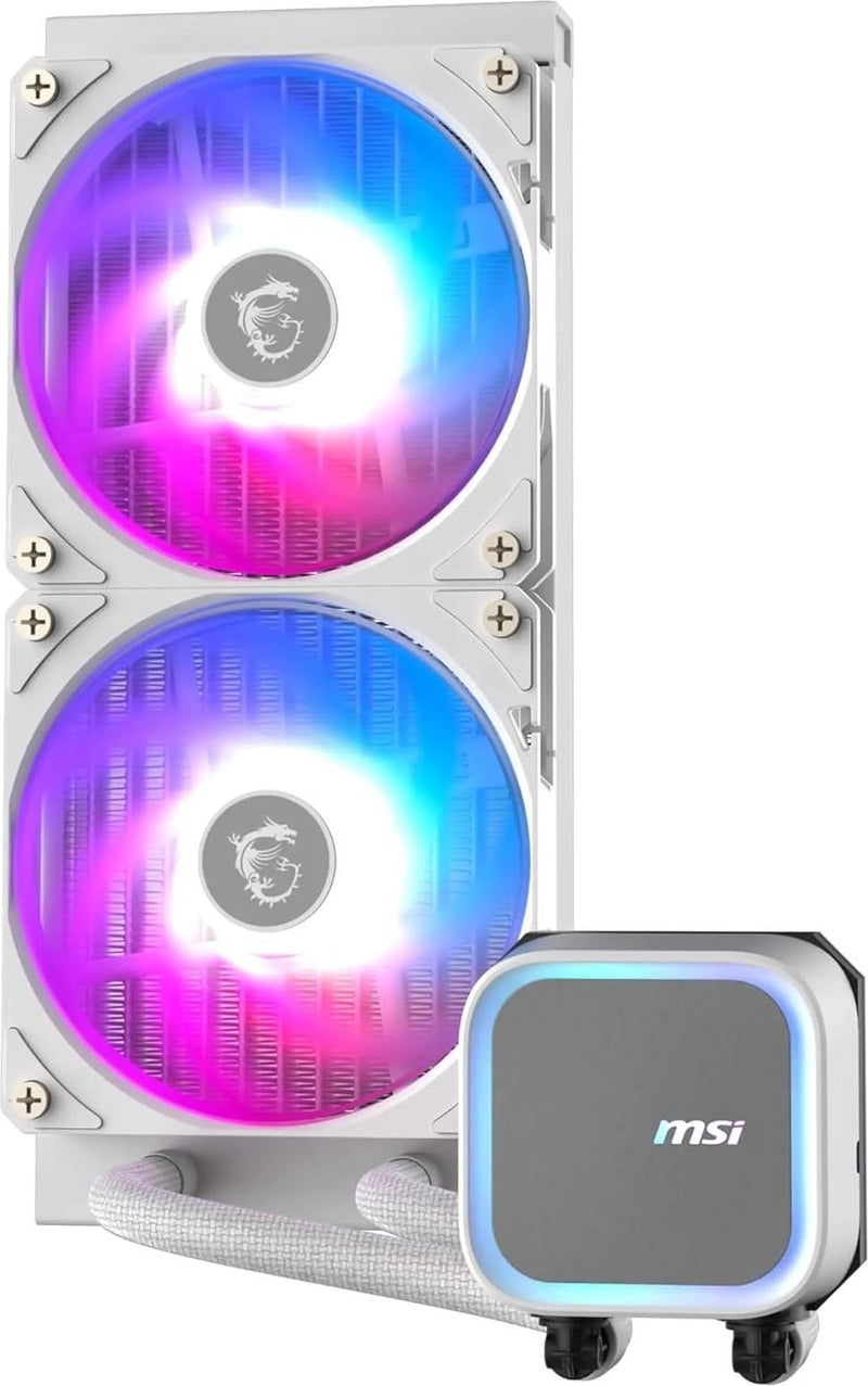 MSI MAG CORELIQUID A13 240 White 白色 ARGB 240mm Liquid CPU Cooler (TH-MA1324W)
