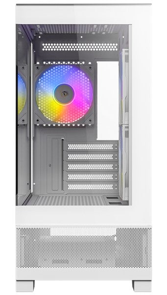 ANTEC CX500M ARGB White 白色 無立柱全景 MATX Case * 預裝3把ARGB風扇