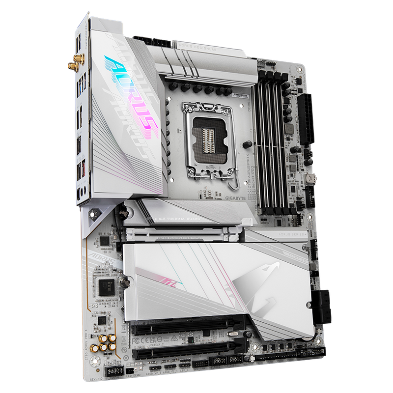 GIGABYTE Z790 AORUS PRO X DDR5,LGA 1700 ATX Motherboard white motherboard