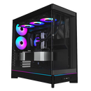 MONTECH HS02 PRO Black 黑色 ATX Case (CA-MHS2PB) * 預裝5把ARGB風扇