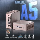 GEEKOM A5 (16G+512G SYSTEM) Mini PC (AMD Ryzen 5 7430U /16GB/ 512GB SSD/Windows 11 Pro) CS-GA5743U