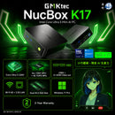 GMKtec NucBox K17 (16G+1T SYSTEM) Mini PC (Intel Ultra 5 226V / 16GB LPDDR5X 8533MT/s on board / 1TB SSD / Windows 11 Pro) CS-GNBK17