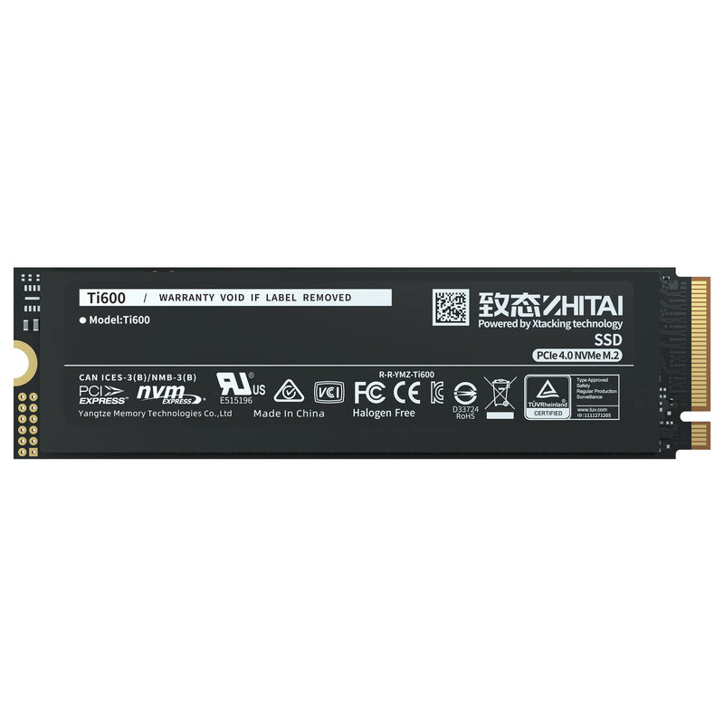 ZhiTai (致態) 2TB Ti600 ZTSS2EB09D23MC M.2 2280 PCIe Gen4 x4 SSD