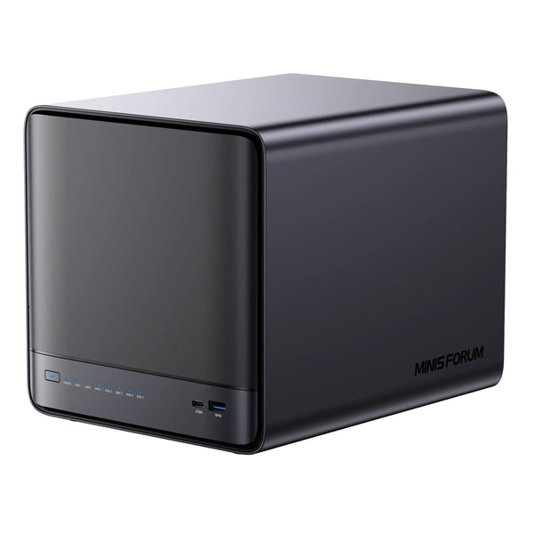 Minisforum N5 Pro AI NAS (AMD Ryzen AI 9 HX PRO 370 / DDR5 SODIMM / 5 x 3.5/2.5 inch HDD / MinisCloud / 128G OS Storage) BS-MN5PRO