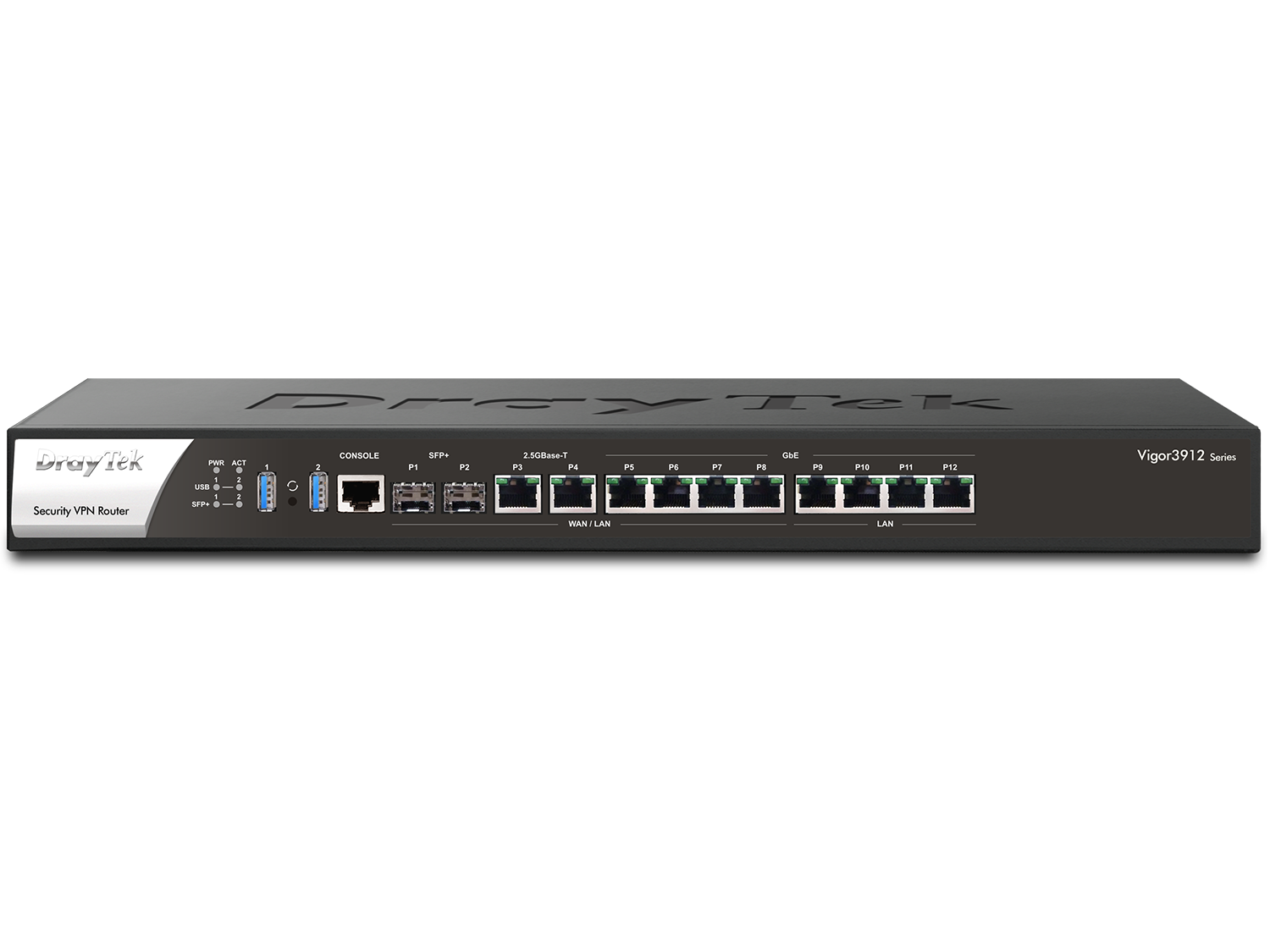 DrayTek Vigor-3912 10G High-Performance Load-Balancing VPN Concentrato