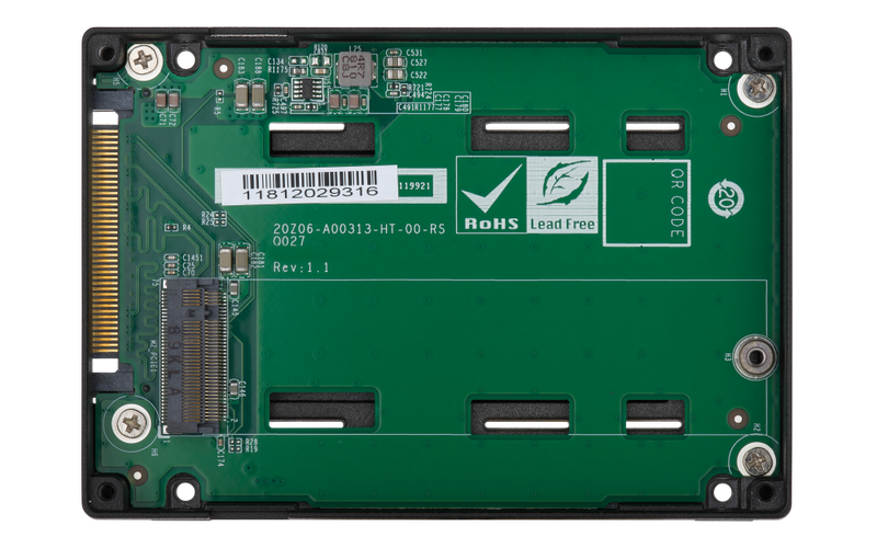 QNAP M.2 PCIe NVMe to U.2 PCIe NVMe SSD Adapter (QDA-UMP)