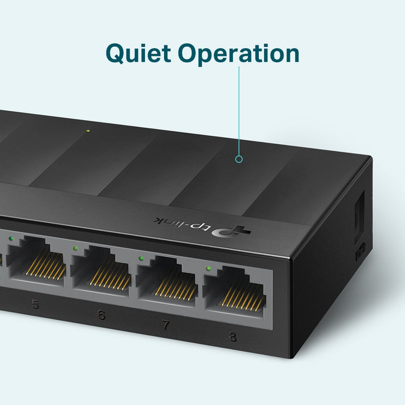 TP-Link LS1008G LiteWave 8-Port Gigabit Desktop Plastic Switch