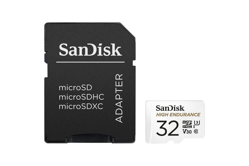 SanDisk 32GB High Endurance microSDHC (V30, UHS-I/U3, CL10,4K, 100MB/s) SDSQQNR-032G-GN6IA 772-4171