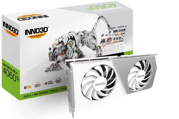 INNO3D GeForce RTX 4060 TWIN X2 White OC 8GB GDDR6